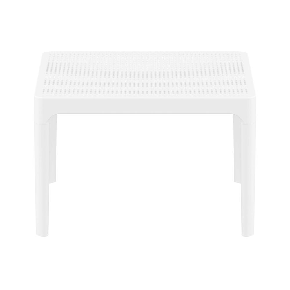 Sky Side Table 24 inch White