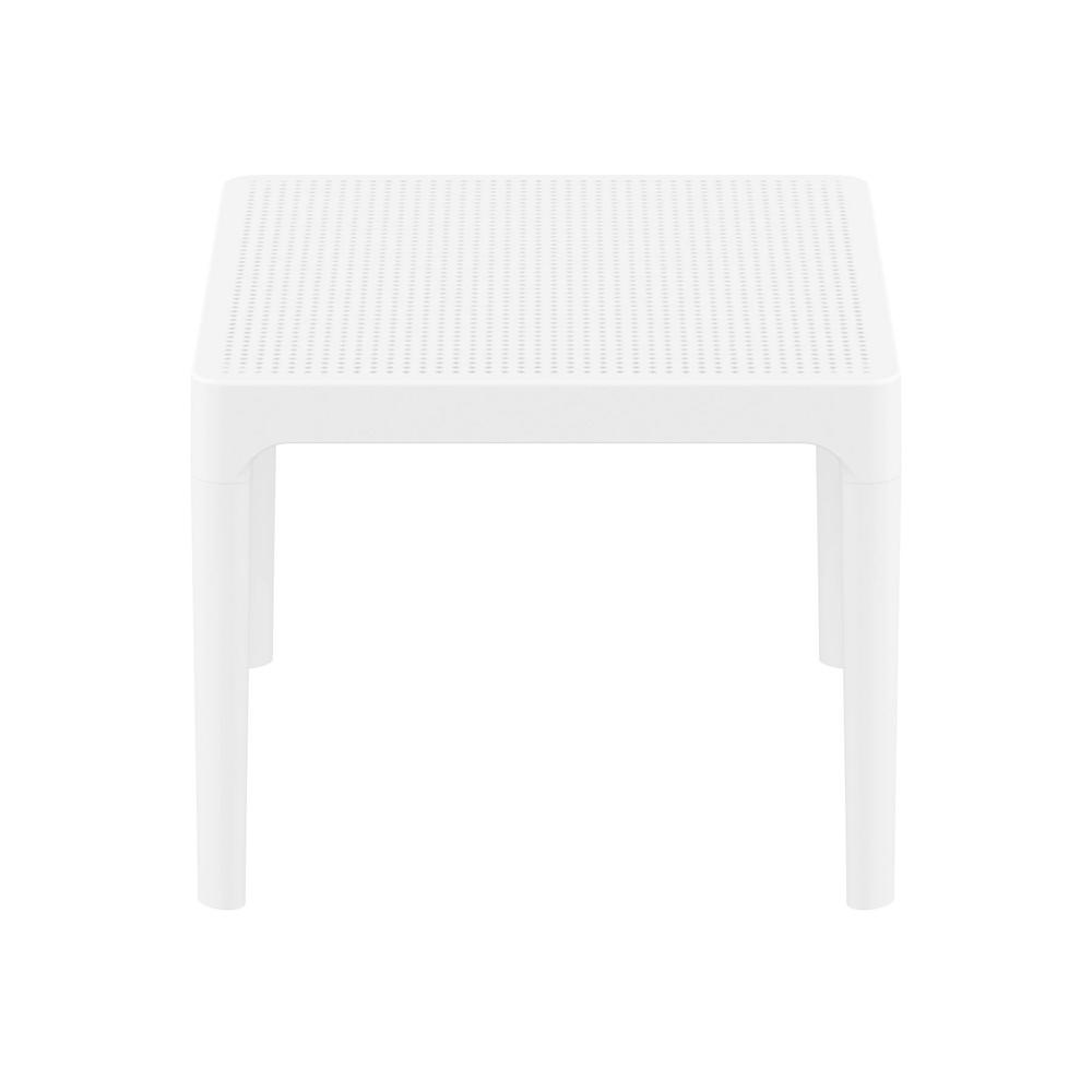 Sky Side Table 24 inch White