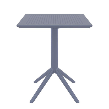 Sky Square Folding Table 24 inch Dark Gray