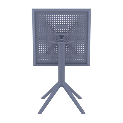 Sky Square Folding Table 24 inch Dark Gray