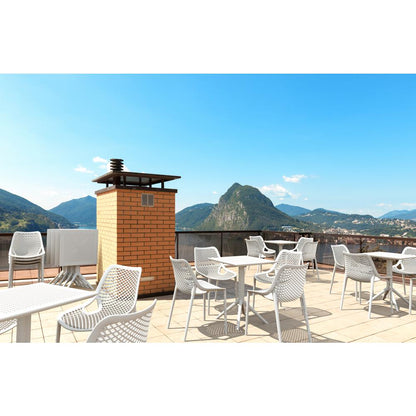 Sky Square Folding Table 24 inch White