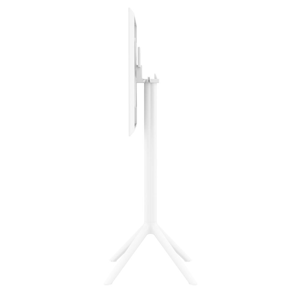 Sky Square Folding Bar Table 24 inch White
