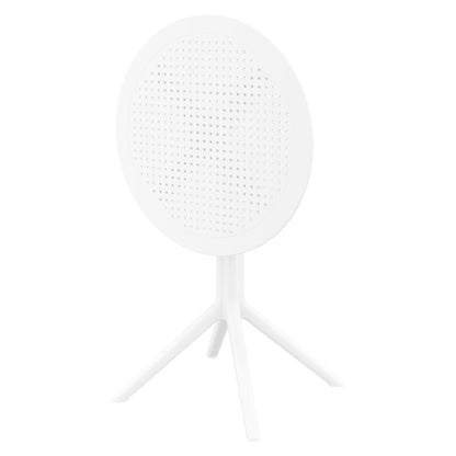 Sky Round Folding Table 24 inch White
