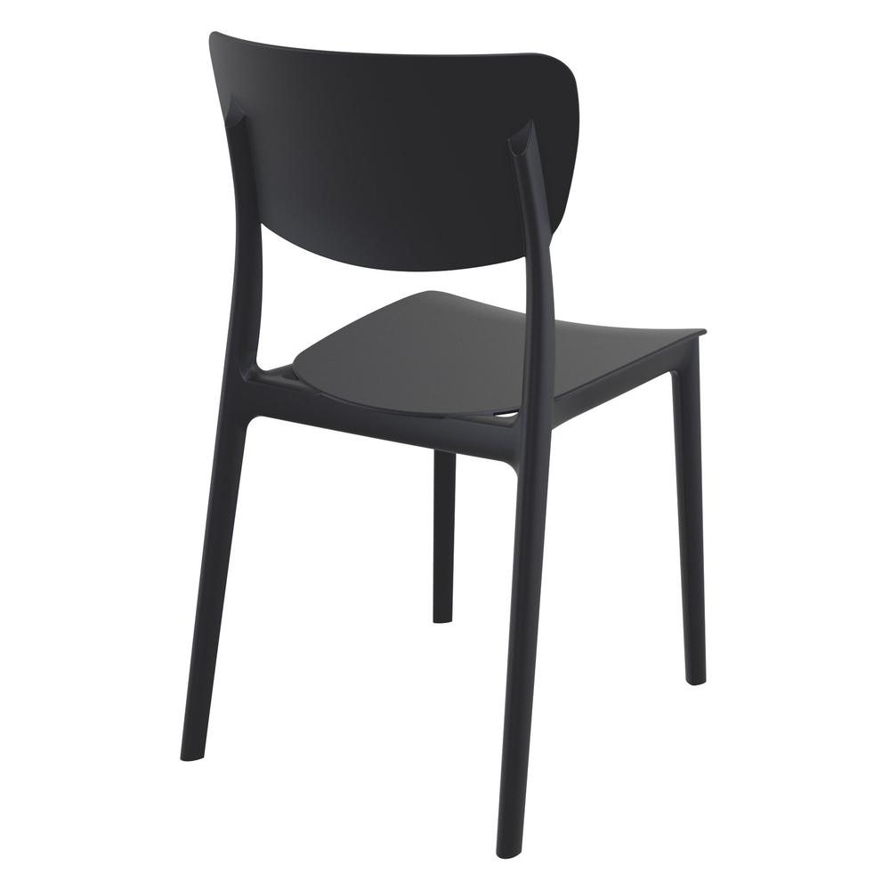 Monna Outdoor Dining Chair Black, Set of 2