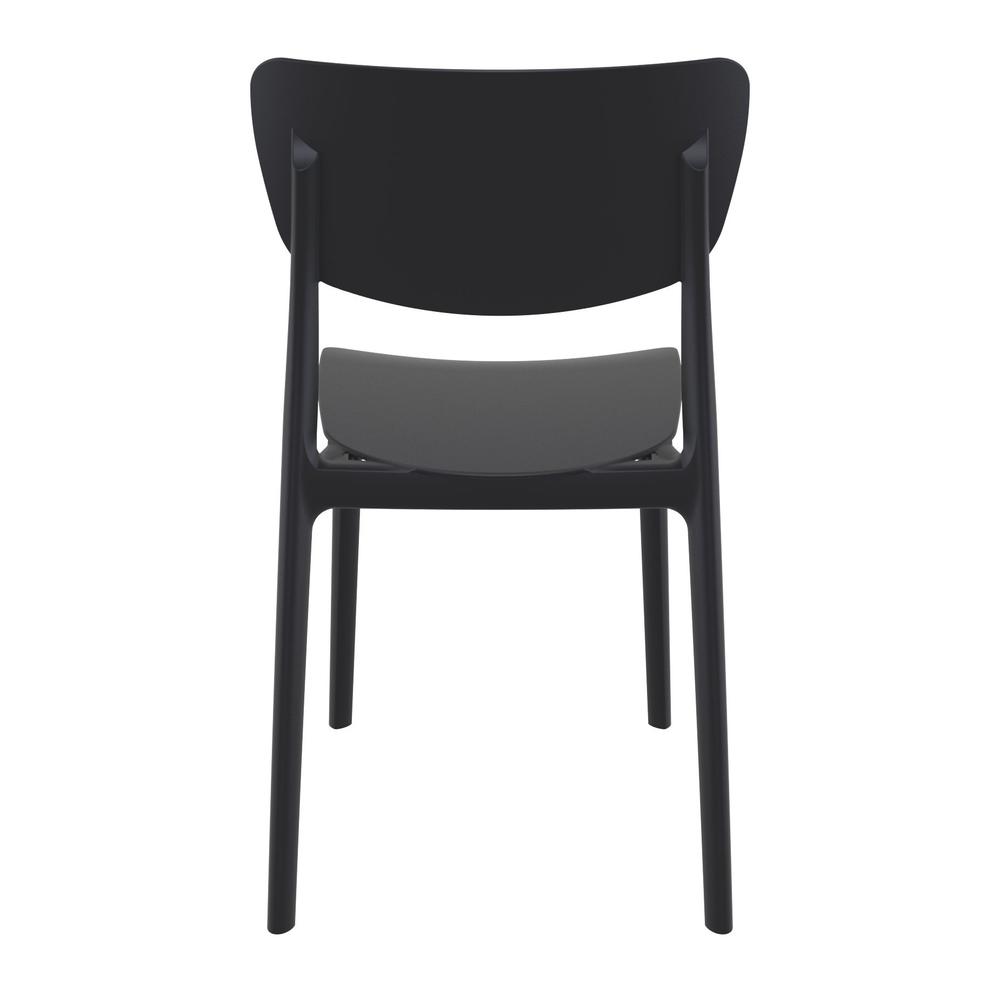 Monna Outdoor Dining Chair Black, Set of 2