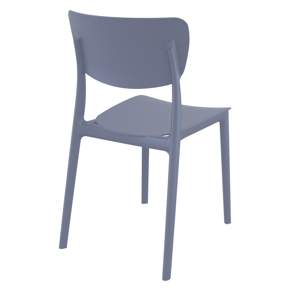 Monna Outdoor Dining Chair Dark Gray, Set of 2