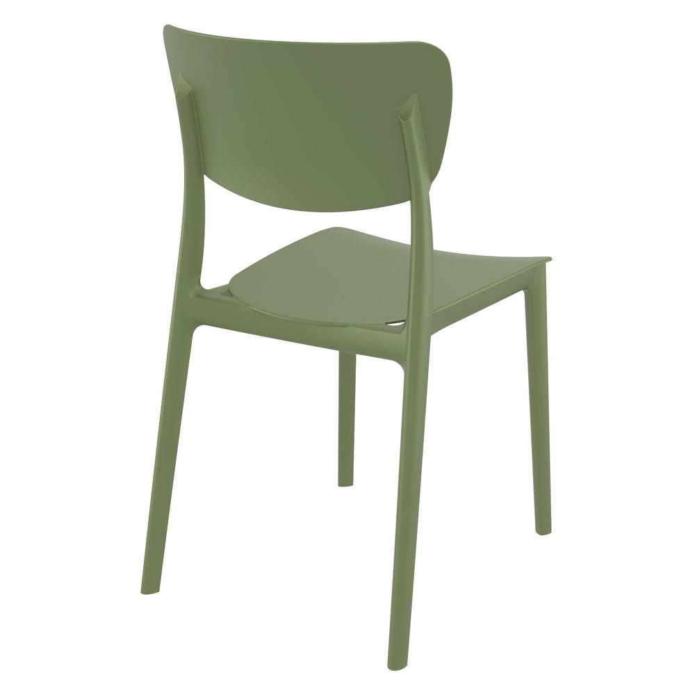 Monna Outdoor Dining Chair Olive Green, Set of 2