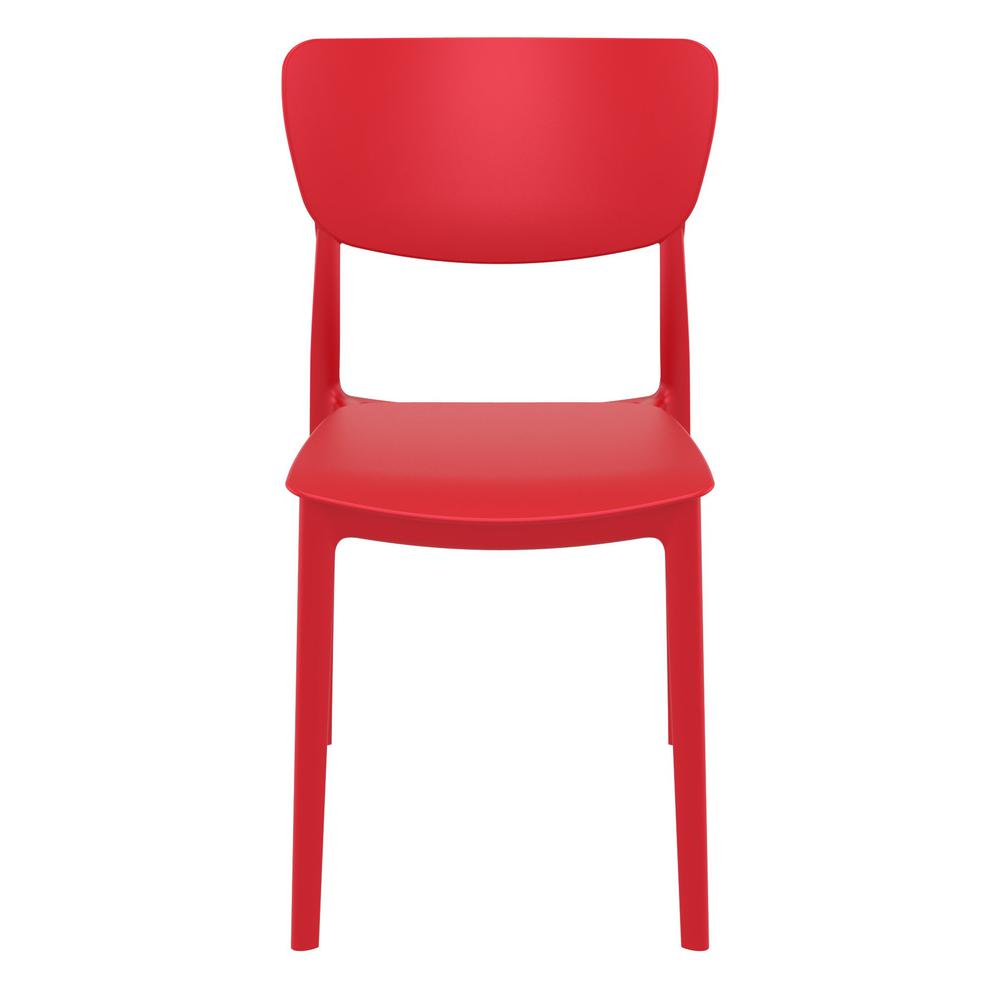 Monna Outdoor Dining Chair Red, Set of 2