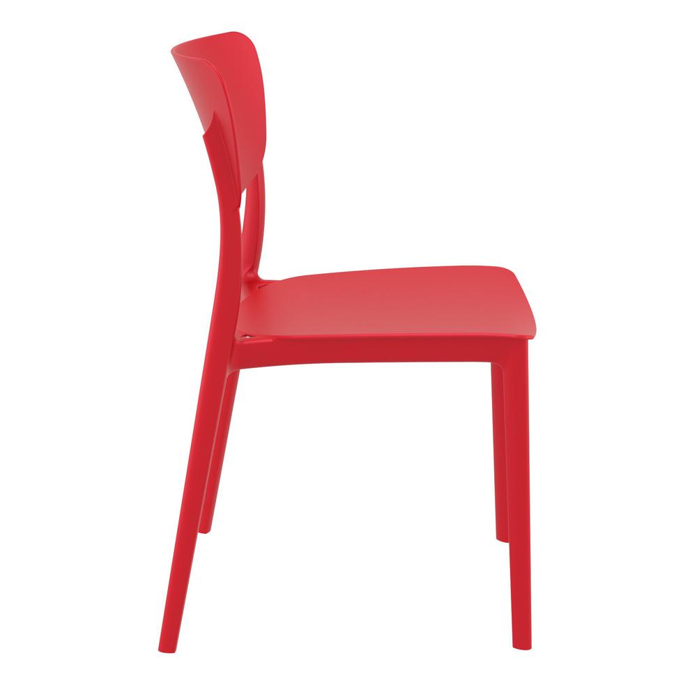Monna Outdoor Dining Chair Red, Set of 2