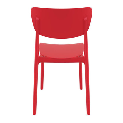 Monna Outdoor Dining Chair Red, Set of 2