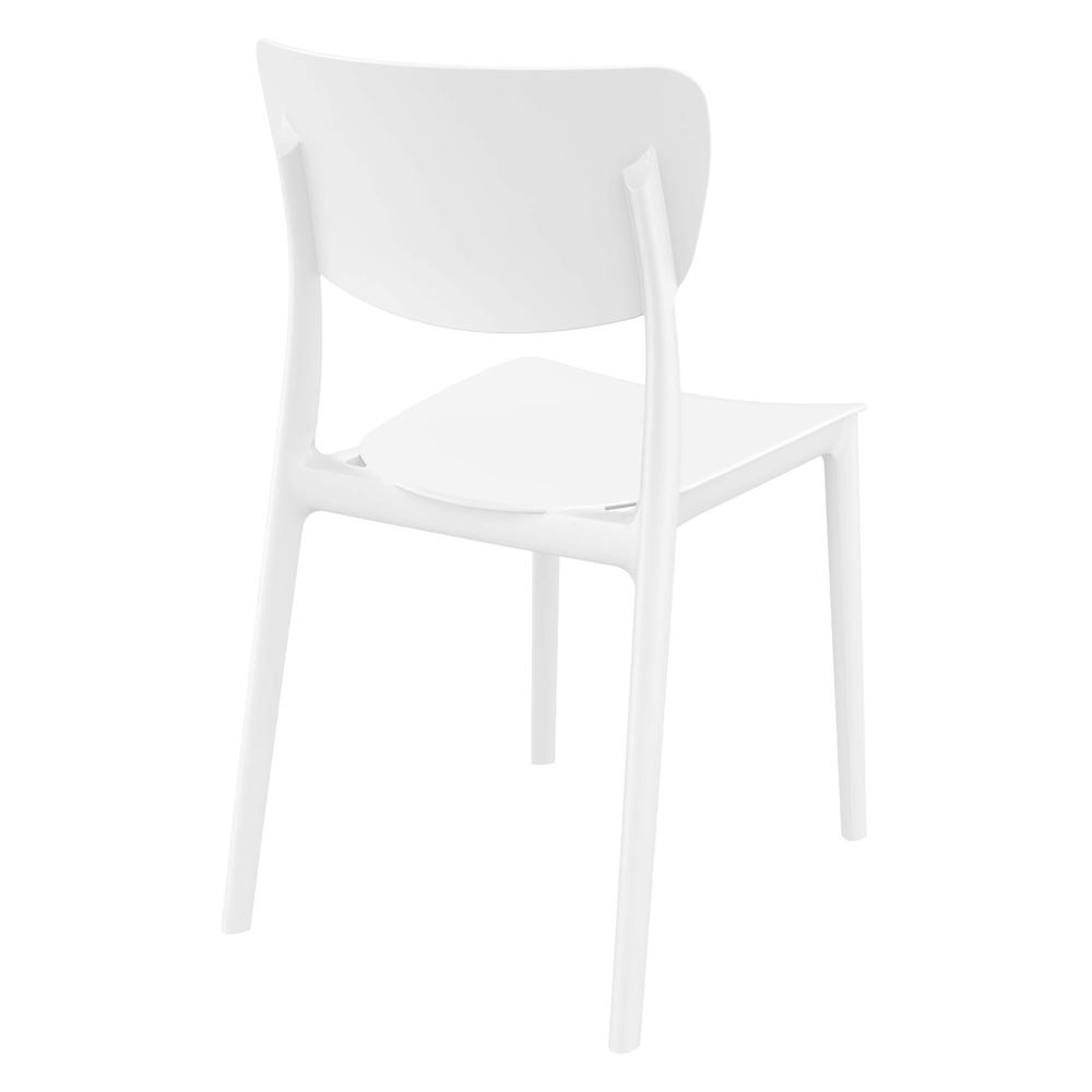 Monna Outdoor Dining Chair White, Set of 2