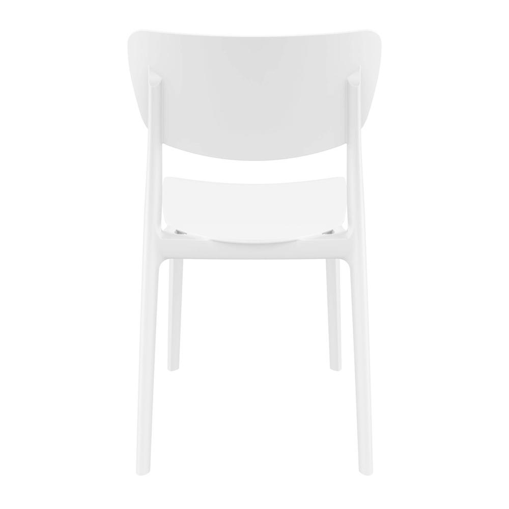 Monna Outdoor Dining Chair White, Set of 2