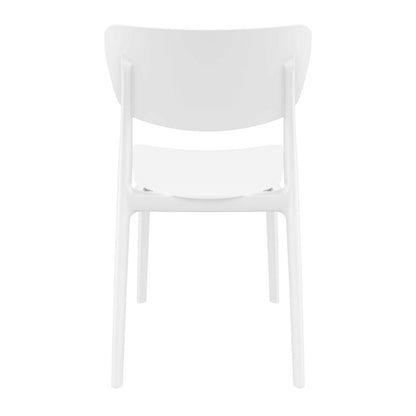Monna Outdoor Dining Chair White, Set of 2