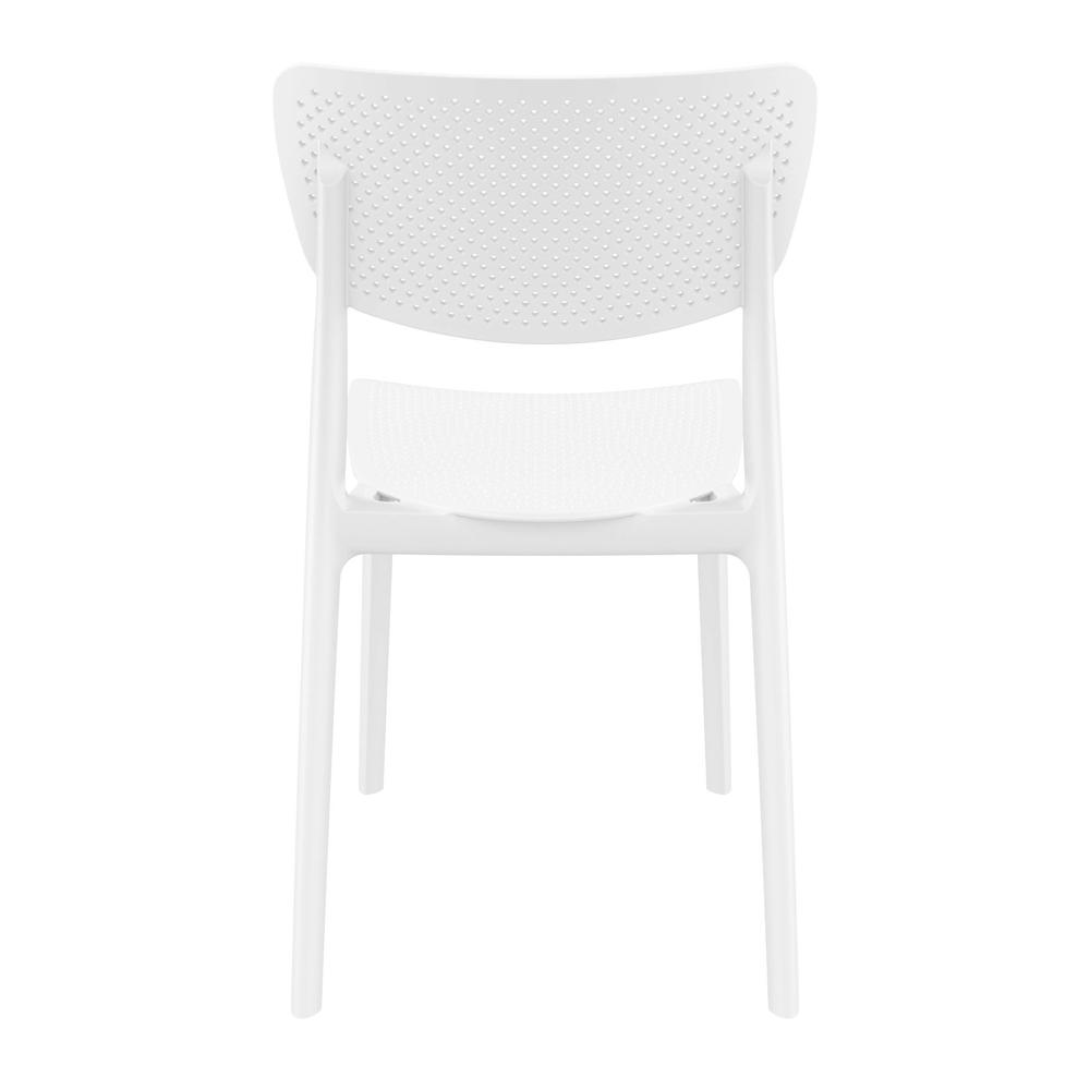 Lucy Outdoor Dining Chair White, Set of 2