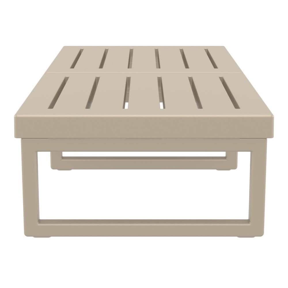 Mykonos Rectangle Lounge Table Taupe