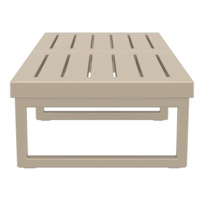Mykonos Rectangle Lounge Table Taupe