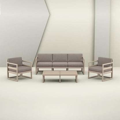 Mykonos Rectangle Lounge Table Taupe