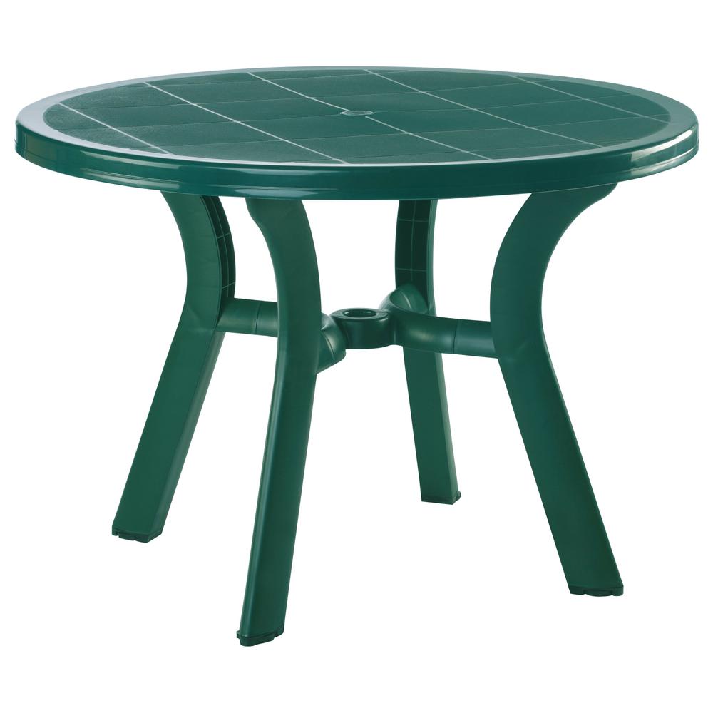 Round Dining Table, Green, Belen Kox