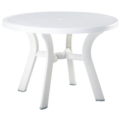 Round Dining Table, White, Belen Kox