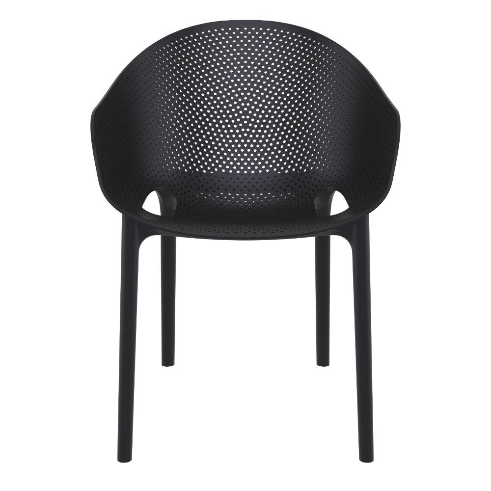 Sky Pro Stacking Dining Chair Black