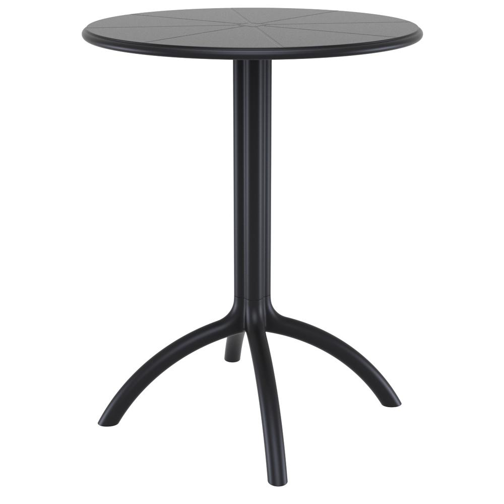 Round Bistro Table, Black, Belen Kox