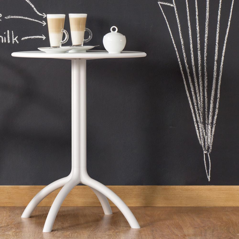 Round Bistro Table, White, Belen Kox