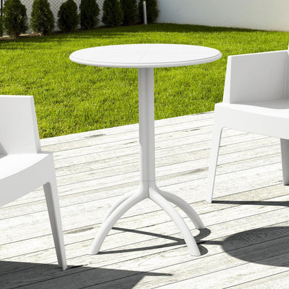Round Bistro Table, White, Belen Kox