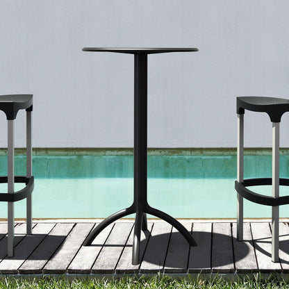 Round Bar Table, Black, Belen Kox