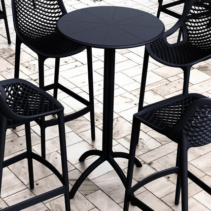 Round Bar Table, Black, Belen Kox