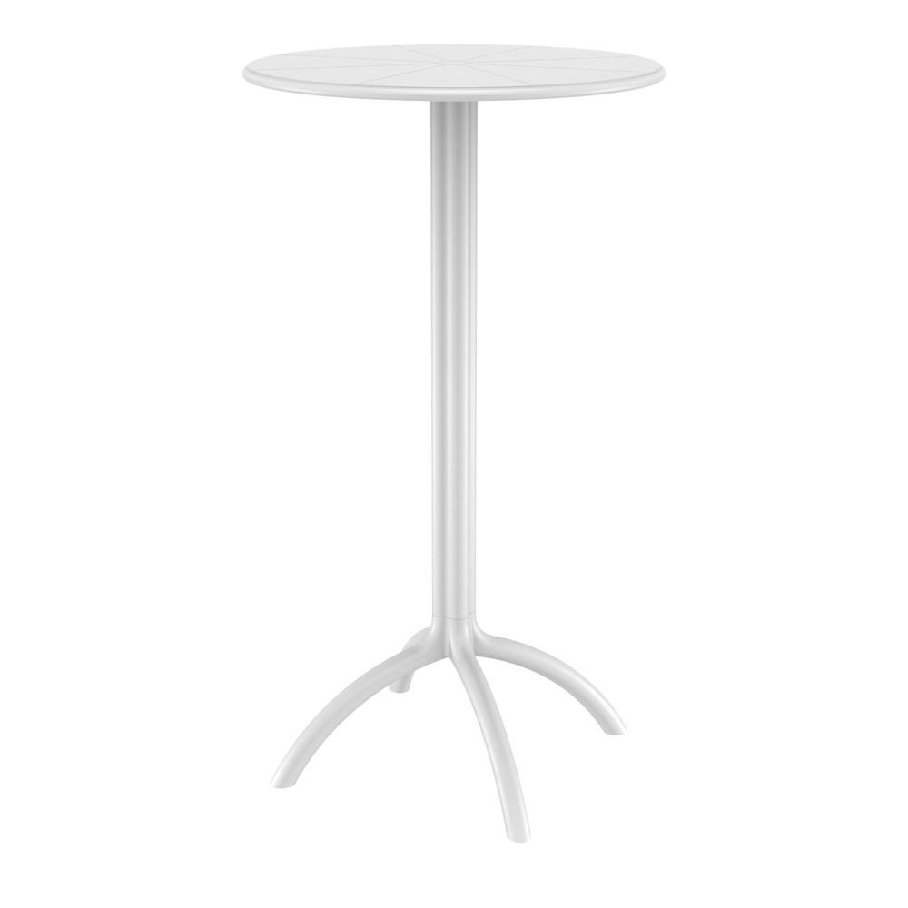 Round Bar Table, White, Belen Kox