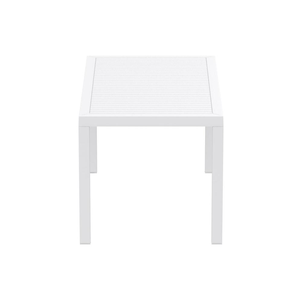 Resin Rectangle Dining Table, White, Belen Kox