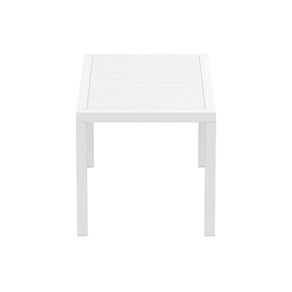 Resin Rectangle Dining Table, White, Belen Kox