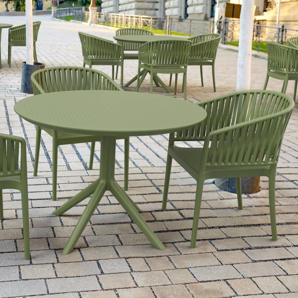Portofino Armchair Olive Green