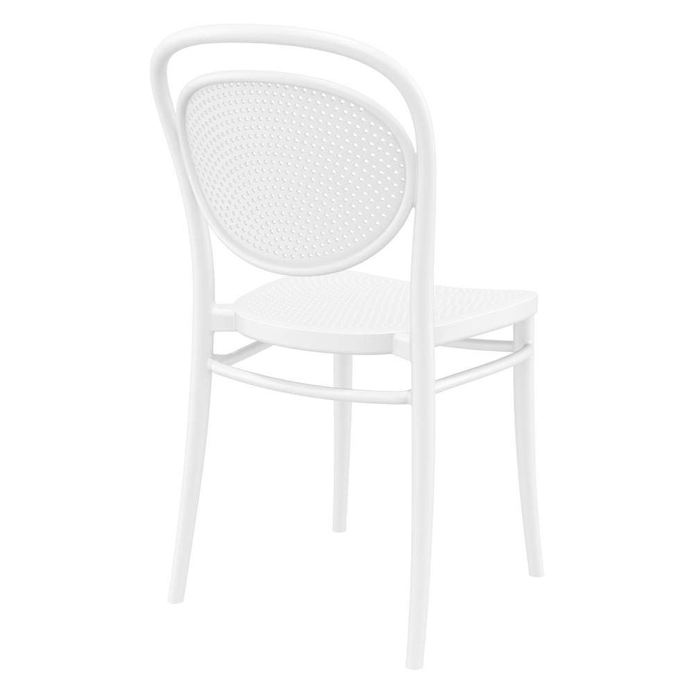 Marcel Resin Outdoor Chair White, Set of 2