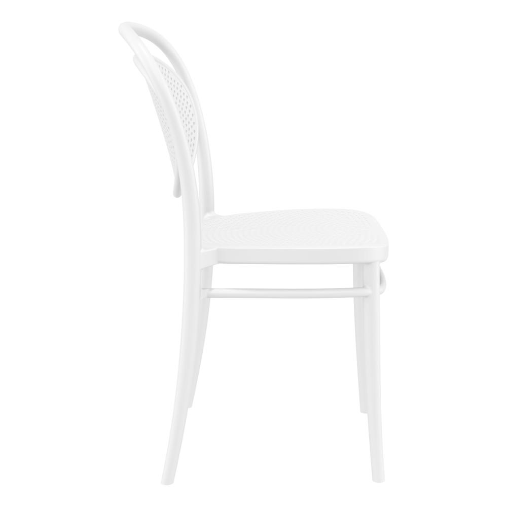 Marcel Resin Outdoor Chair White, Set of 2