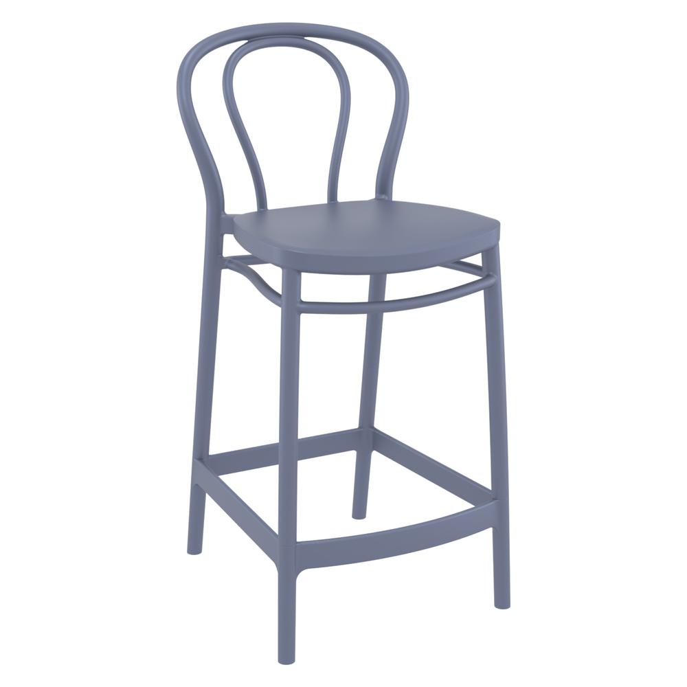 Victor Counter Stool Dark Gray, Set of 2