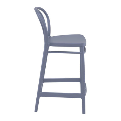 Victor Counter Stool Dark Gray, Set of 2