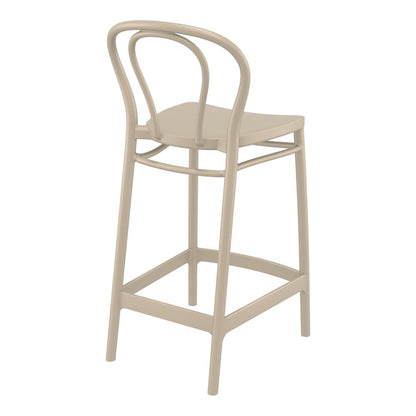 Victor Counter Stool Taupe, Set of 2