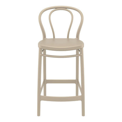 Victor Counter Stool Taupe, Set of 2