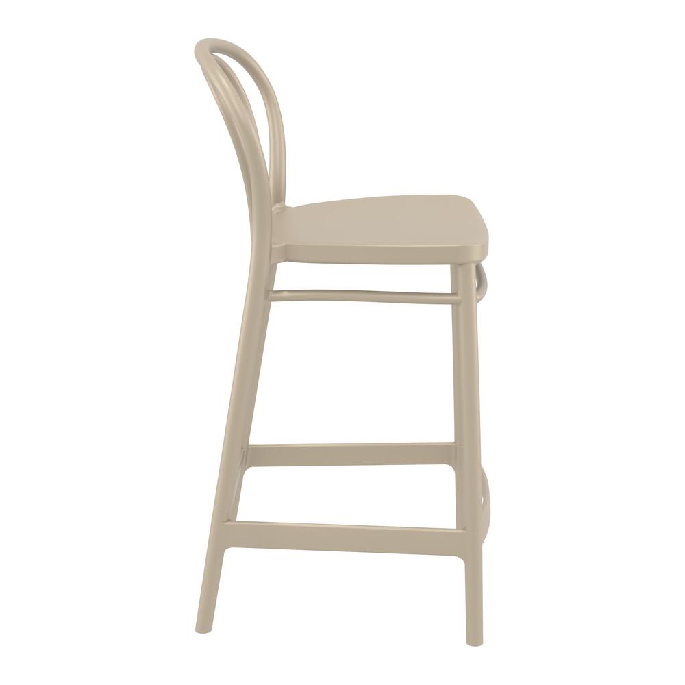 Victor Counter Stool Taupe, Set of 2
