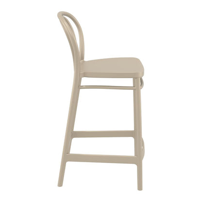 Victor Counter Stool Taupe, Set of 2