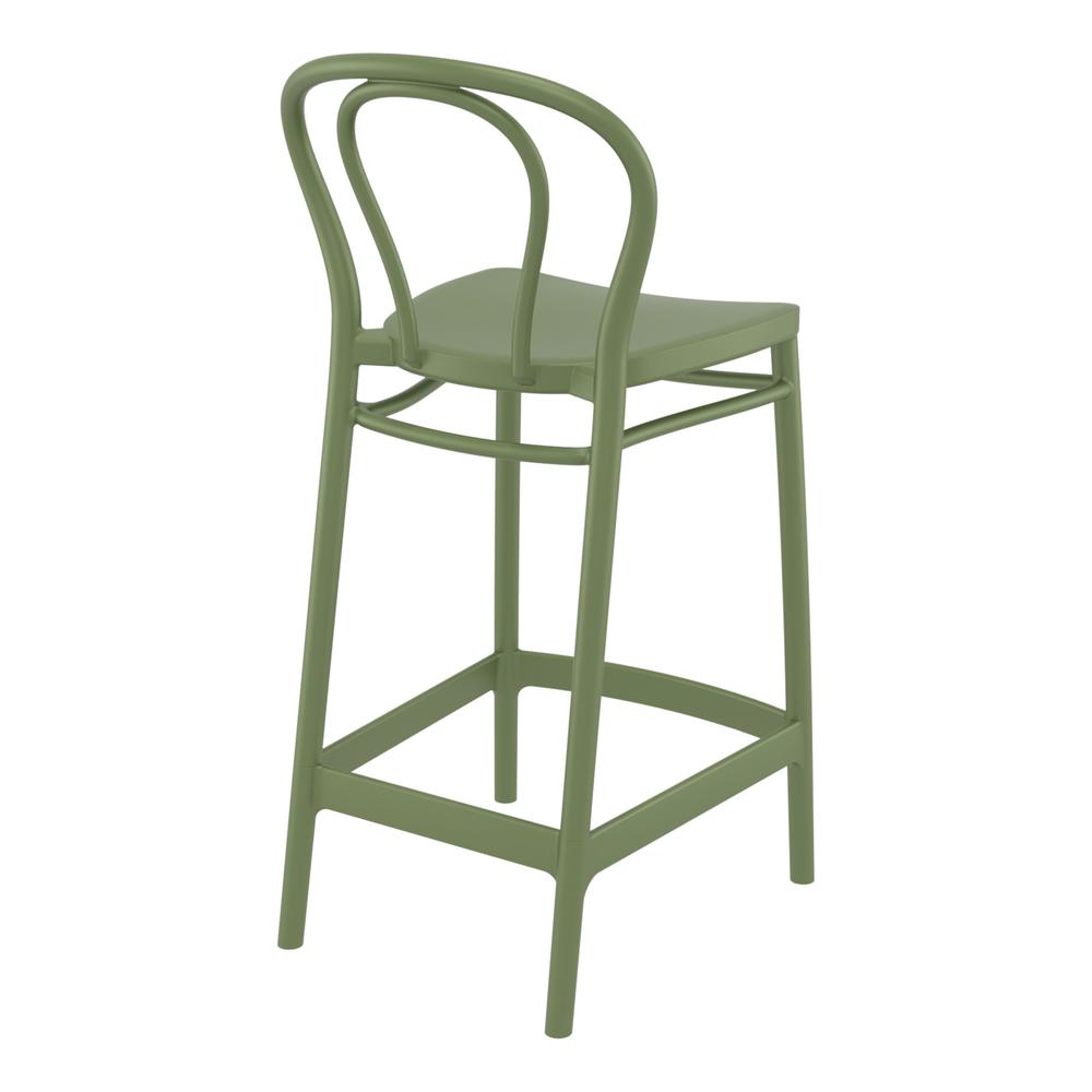 Victor Counter Stool Olive Green, Set of 2