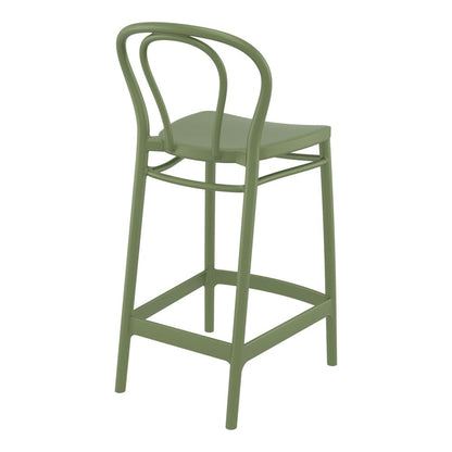 Victor Counter Stool Olive Green, Set of 2