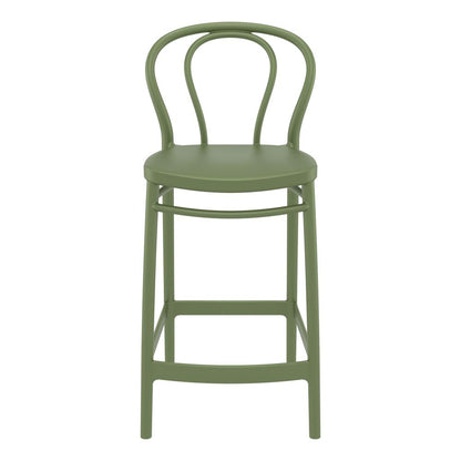 Victor Counter Stool Olive Green, Set of 2