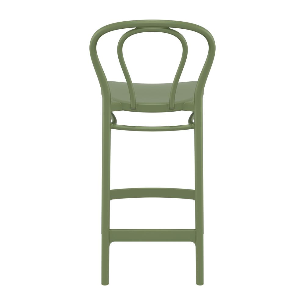 Victor Counter Stool Olive Green, Set of 2