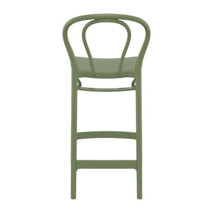 Victor Counter Stool Olive Green, Set of 2