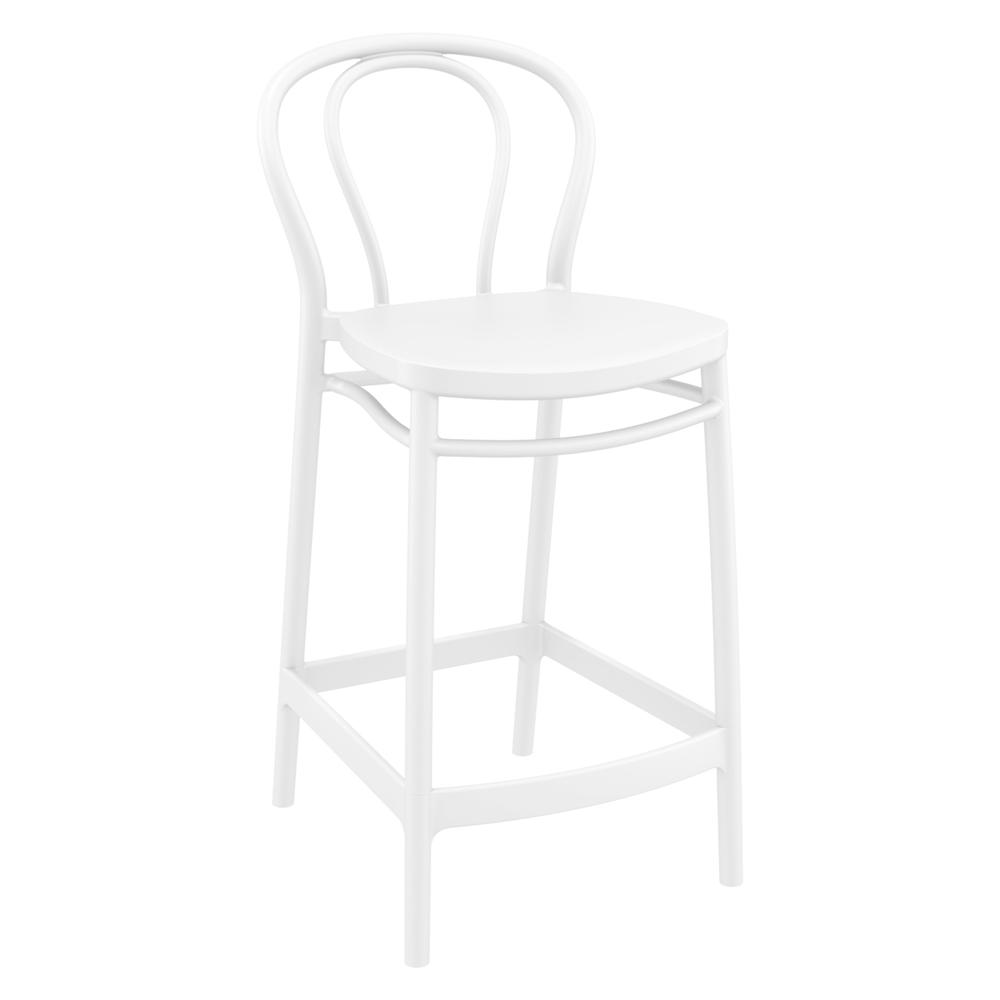 Victor Counter Stool White, Set of 2