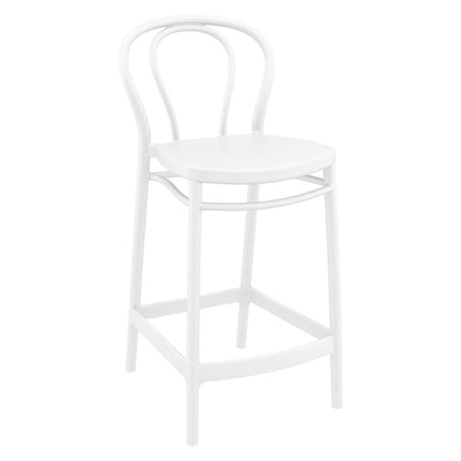 Victor Counter Stool White, Set of 2