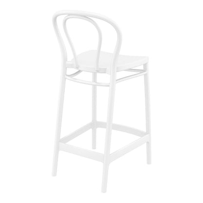 Victor Counter Stool White, Set of 2