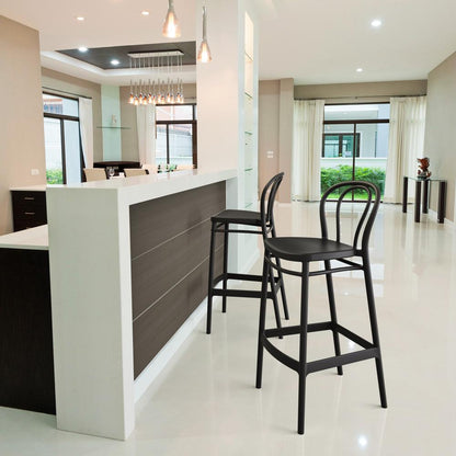 Victor Bar Stool Black, Set of 2